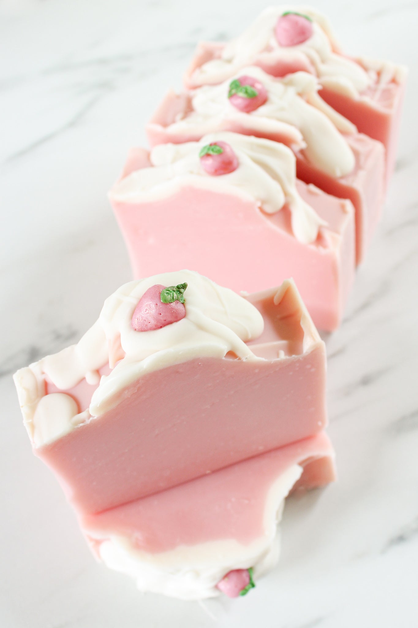 Strawberry Sunshine - Handcrafted Soap Bar