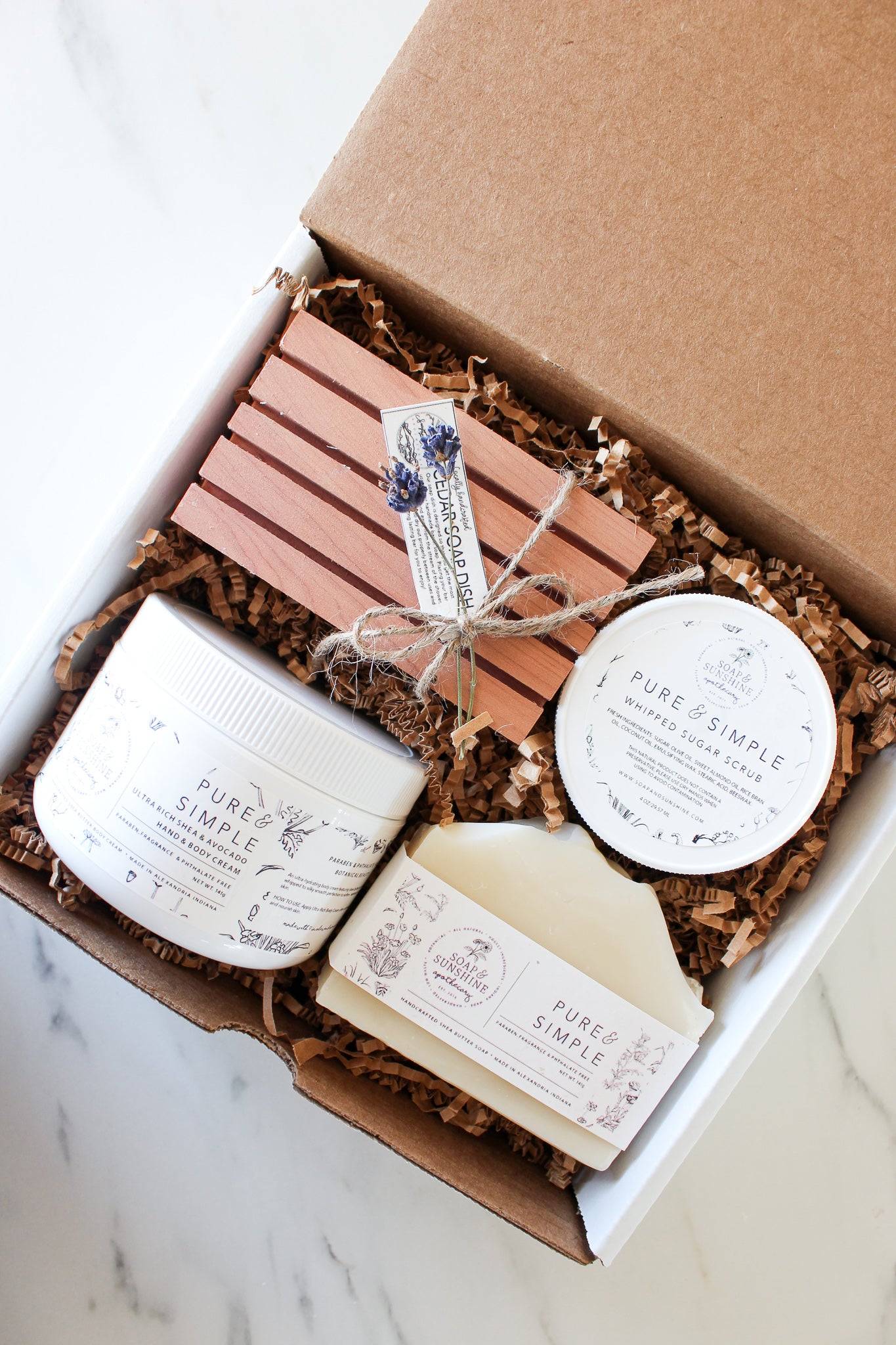 Pure & Simple - Gift Box | Soap & Sunshine Apothecary