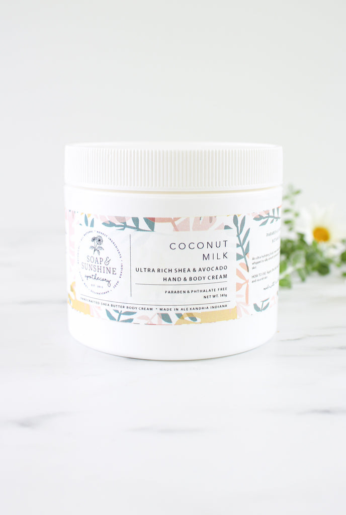 Coconut Milk - Shea & Avocado Body Cream