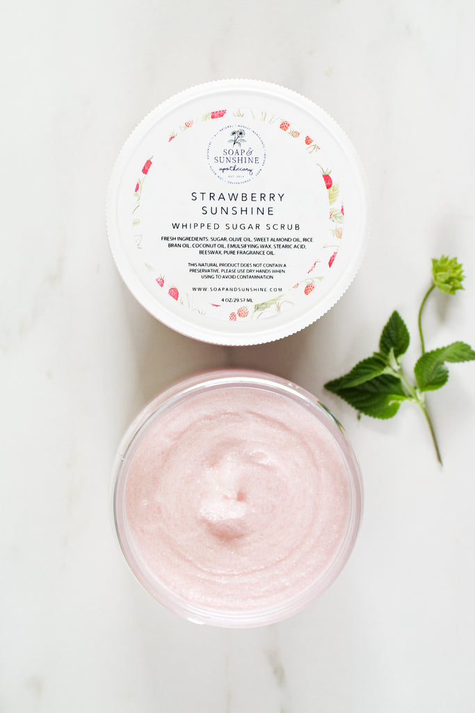 Strawberry Sunshine - Whipped Sugar Scrub