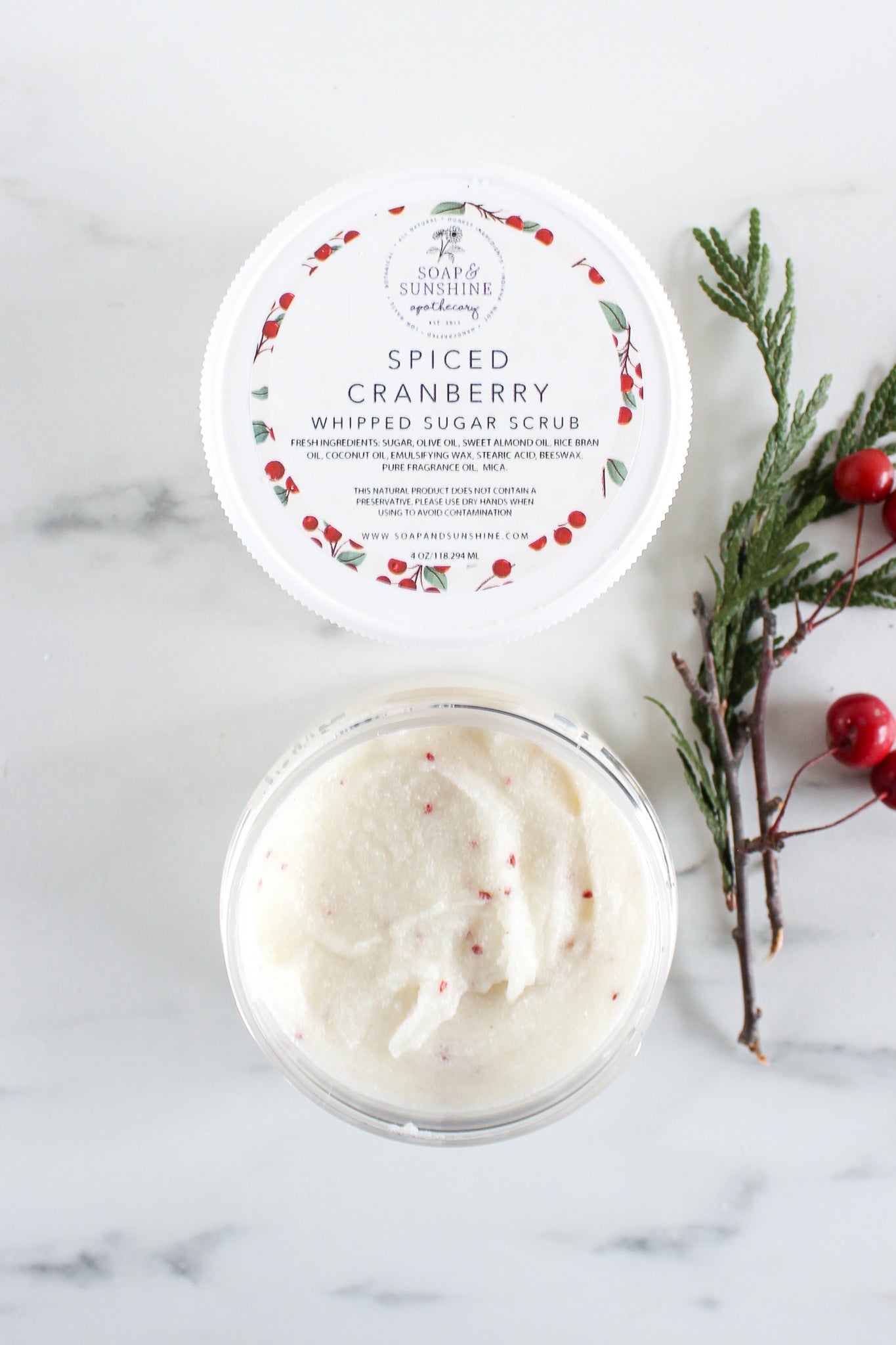 Spiced Cranberry - Whipped Sugar Scrub