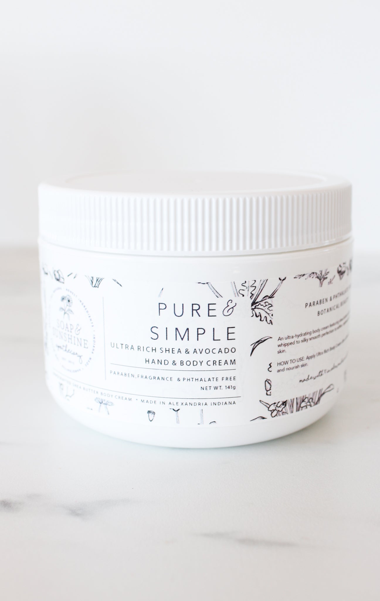 Pure & Simple (Unscented) - Shea & Avocado Body Cream