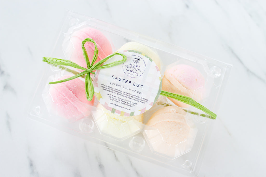 Easter Egg Carton - Handmade Luxury Bath Bombs