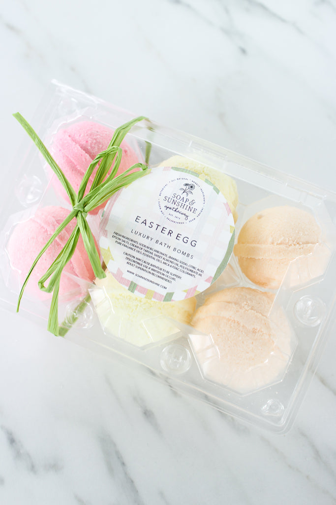 Easter Egg Carton - Handmade Luxury Bath Bombs