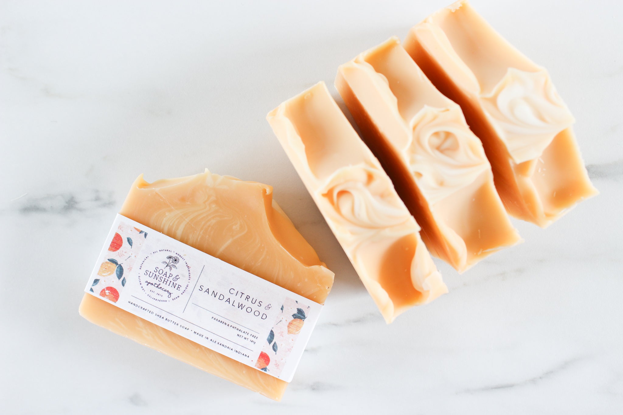 Citrus & Sandalwood - Handcrafted Soap Bar