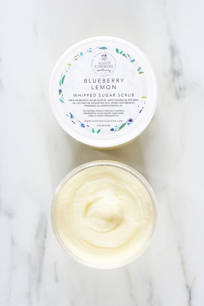 Blueberry Lemon - Whipped Sugar Scrub