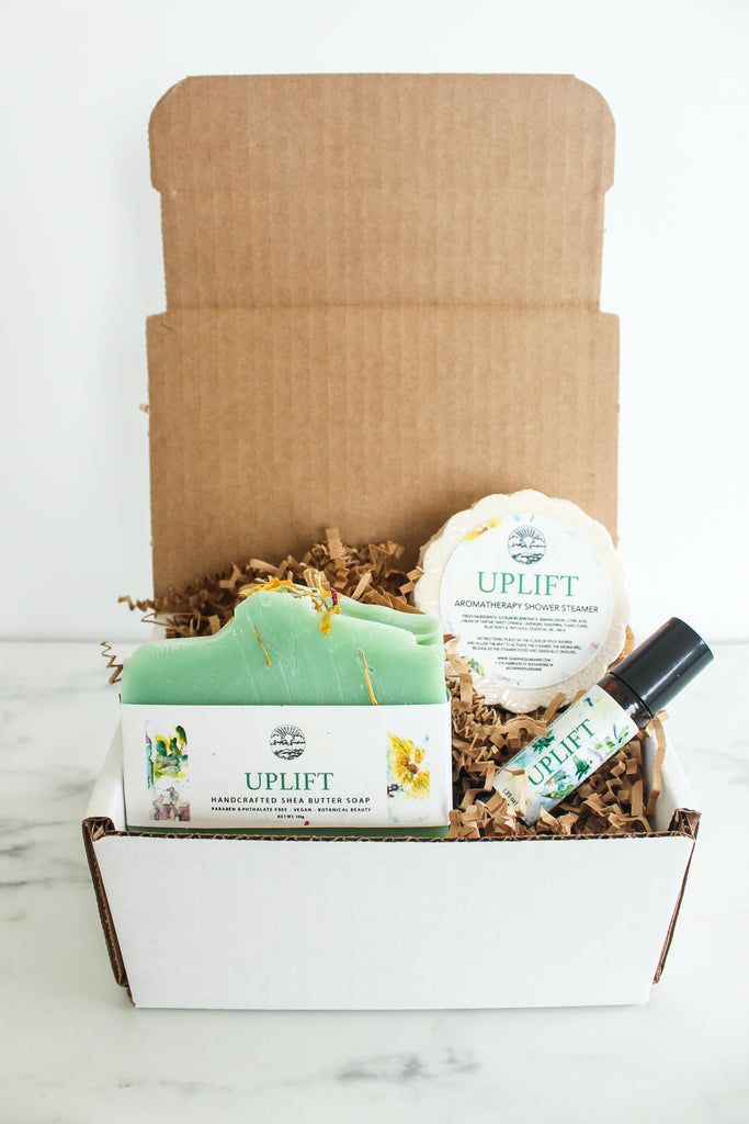 Uplift handmade soap self care box indiana indianapolis health care worker gift