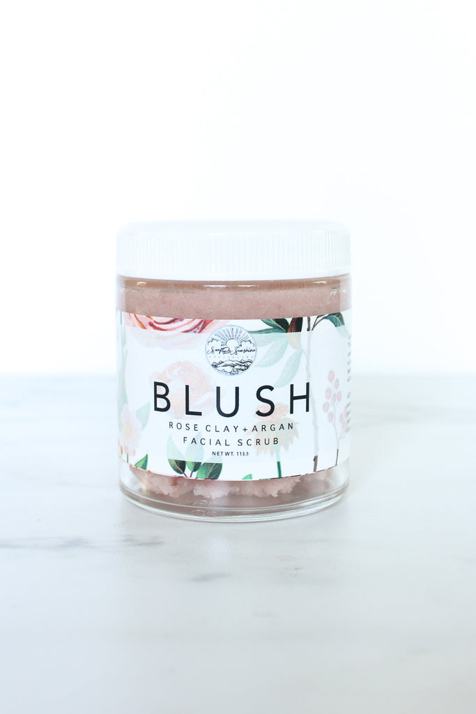 Blush - Rose Clay & Argan Facial Scrub