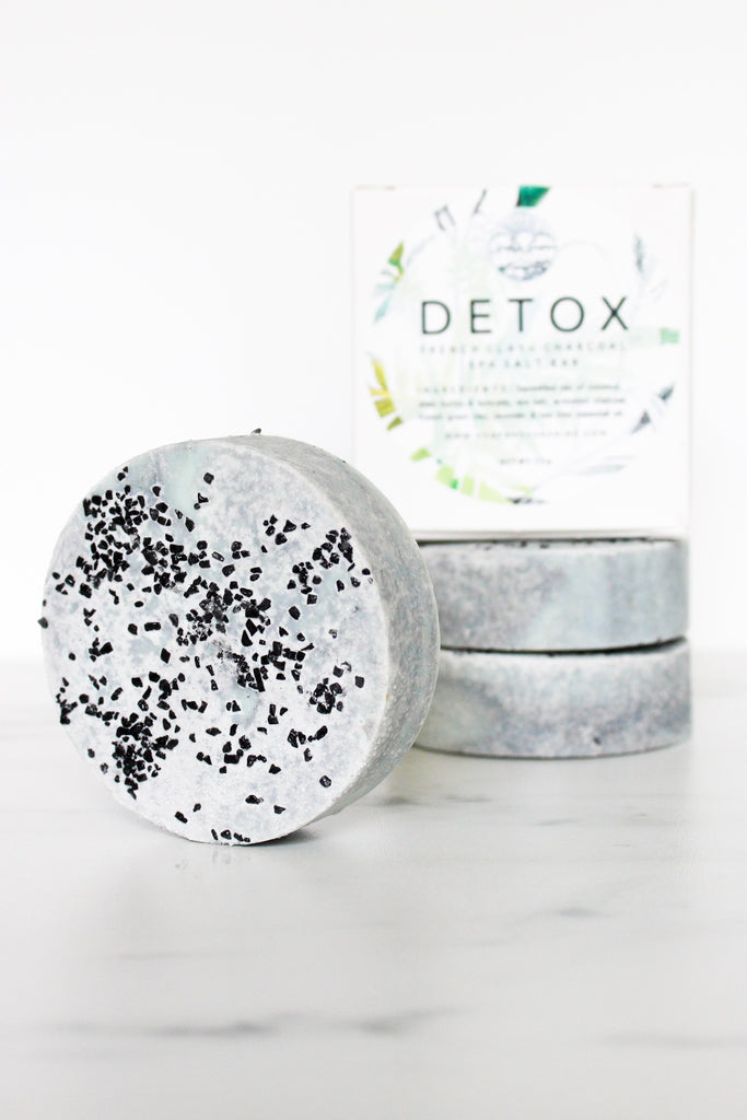 Detox - French Green Clay & Activated Charcoal - Spa Salt Bar